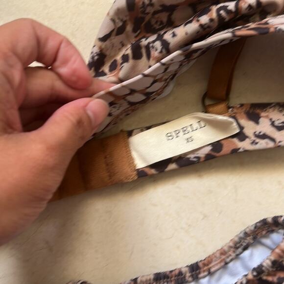 NWOT Spell leopard print bikini - Picture 4 of 6
